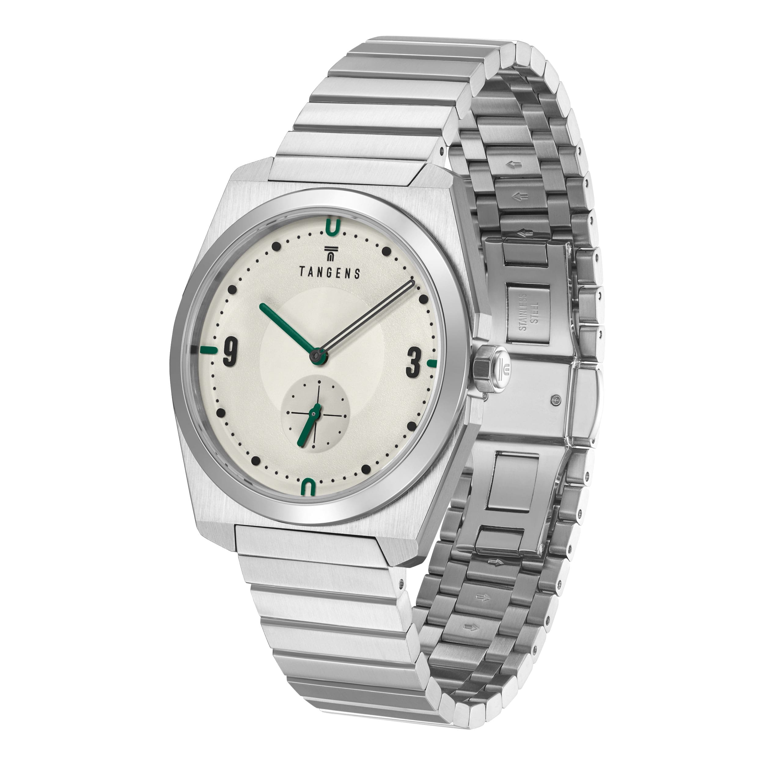 Komposition in Cream, three-quarter view with the bracelet
